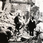 The Aftermath. Acrylic on paper. 44 x 70 inches.