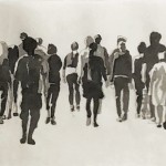 The Walk 2. Ink and pencil on paper. 8 x 54 inches. 2021