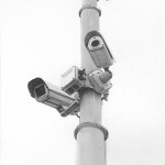 CCTV. Ink and Pencil on paper. 36" x 15"