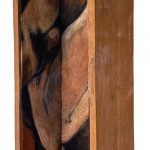 Image I. Acrylic on canvas and wood. 48 x 21 x x 11 cms.