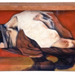 Image II. Acrylic on canvas and wood. 32 x 43x x 11 cms.