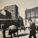 Just Another Day. Acrylic on Hanji. Diptych. 50 x 37 inches.