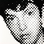 Youth. Acrylic on paper. 25 x 25 inches.