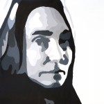 Jenny. Acrylic on paper. 20" x 20"
