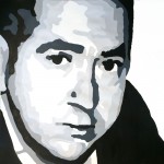 Christian. Acrylic on paper. 20" x 20"